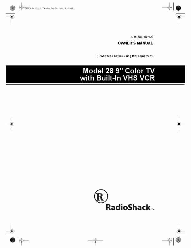 Radio Shack TV VCR Combo 28-page_pdf